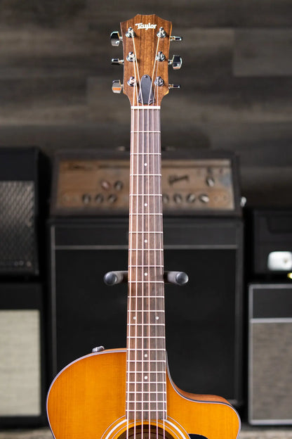 Taylor 112ce Special Edition Grand Concert Acoustic/Electric Guitar - Honeyburst with Gig Bag