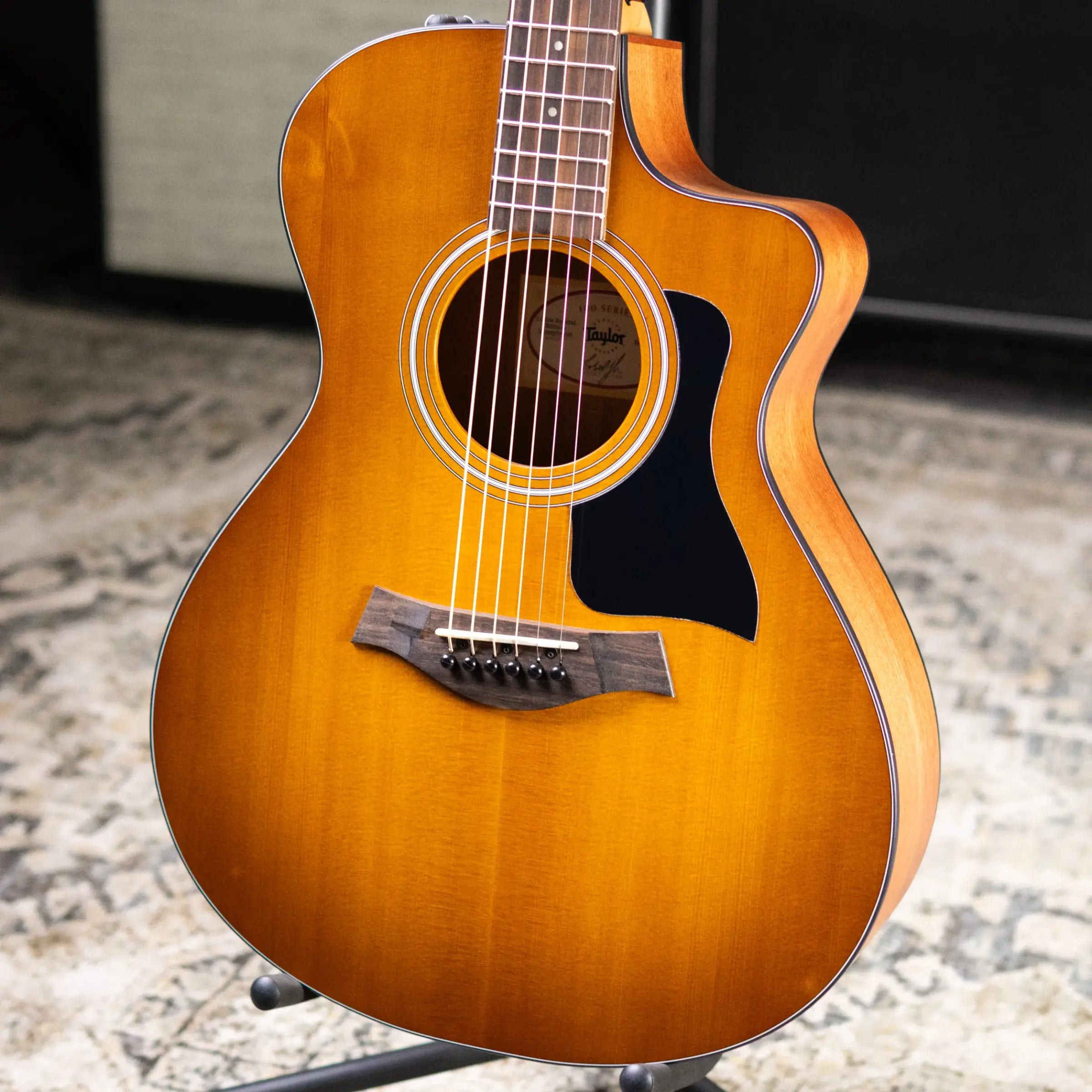 Taylor 112ce Special Edition Grand Concert Acoustic/Electric Guitar - Honeyburst with Gig Bag