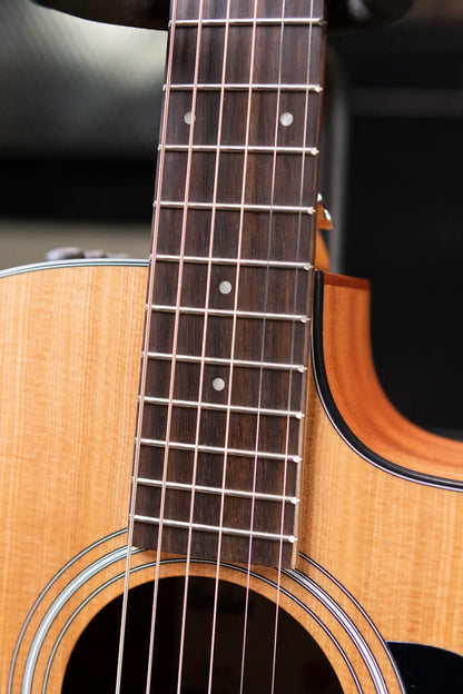 Taylor 114ce Grand Auditorium Acoustic/Electric Guitar - Natural with Structured Gig Bag - Floor Model Demo