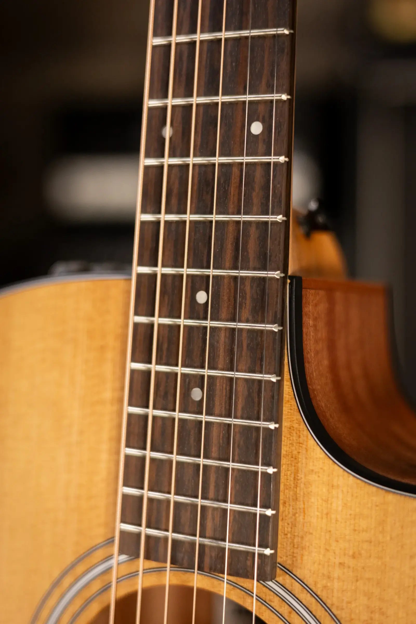 Taylor 114ce Grand Auditorium Acoustic/Electric Guitar - Sapele with Gig Bag - Factory Demo