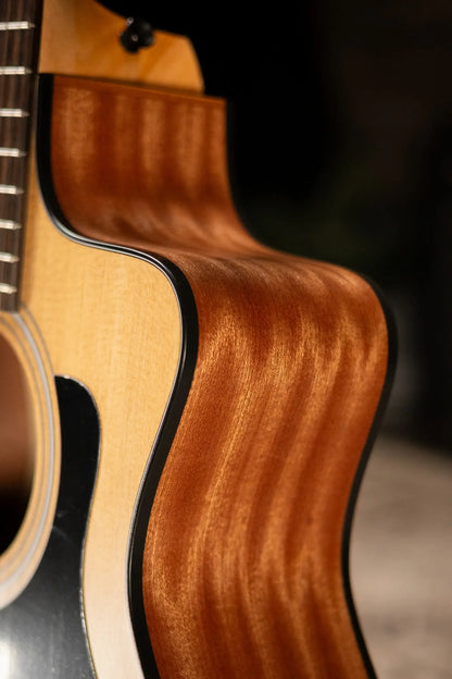 Taylor 114ce Grand Auditorium Acoustic/Electric Guitar - Sapele with Gig Bag - Factory Demo
