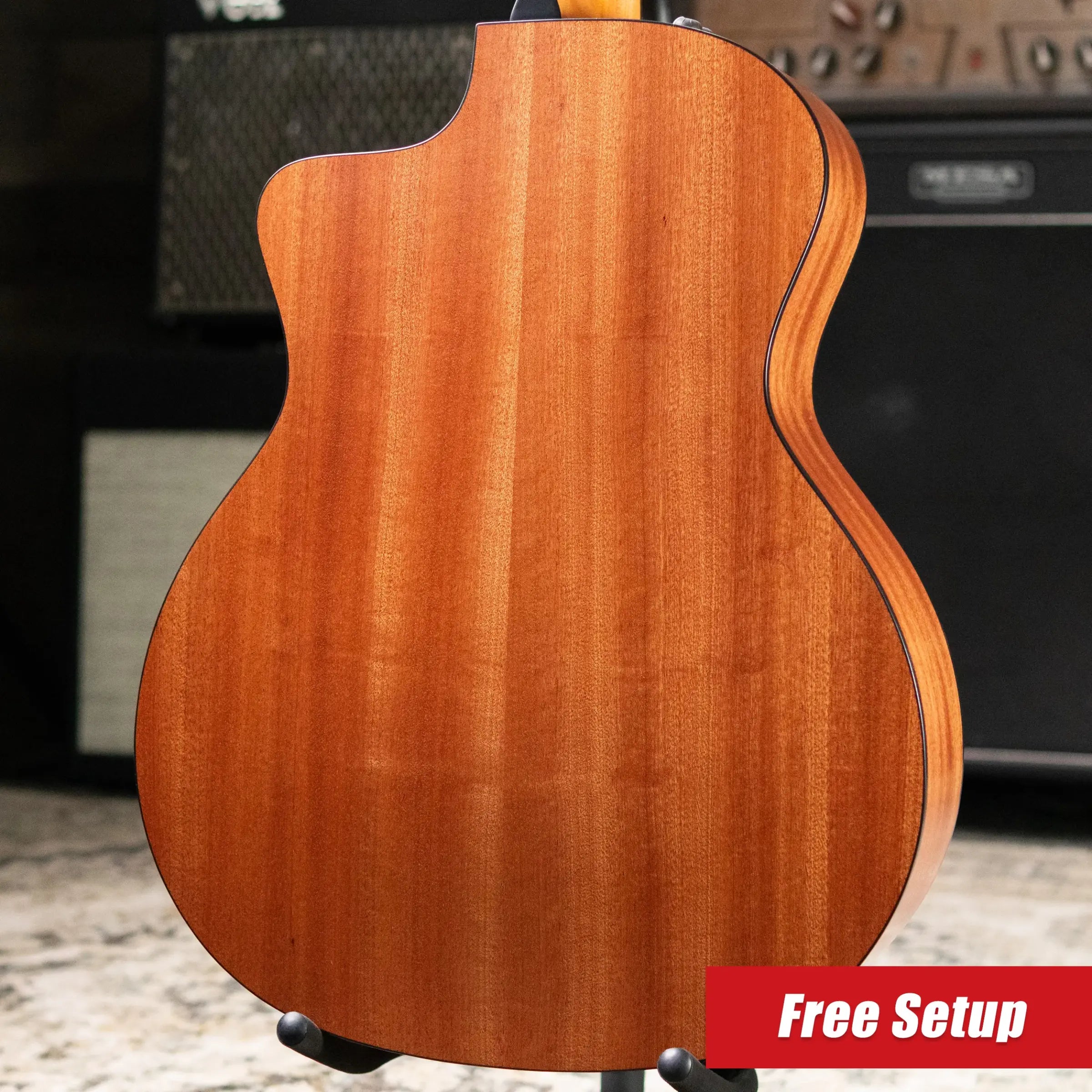 Taylor 114ce Grand Auditorium Acoustic/Electric Guitar - Sapele with Gig Bag - Demo