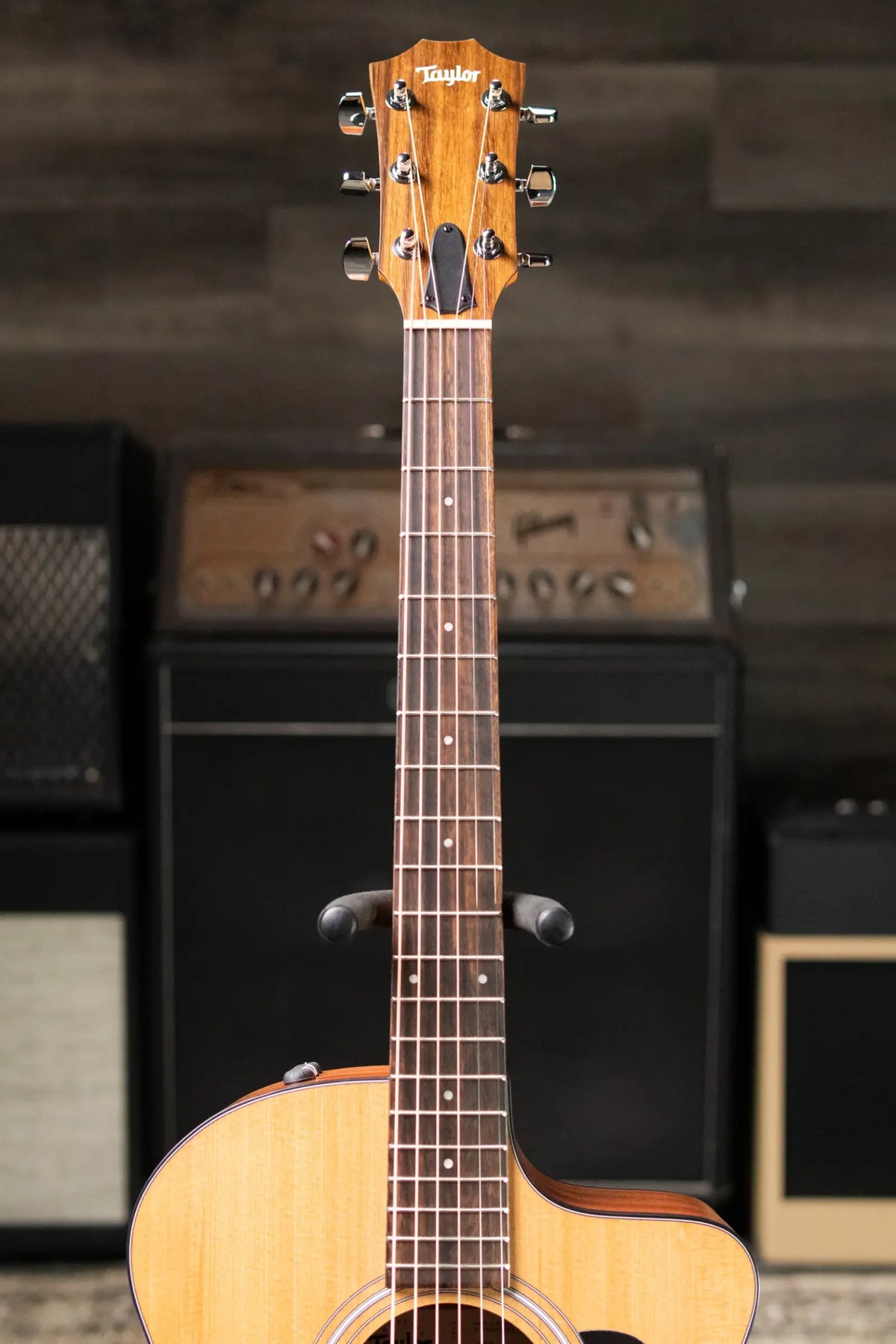 Taylor 114ce Grand Auditorium Acoustic/Electric Guitar - Sapele with Gig Bag - Demo