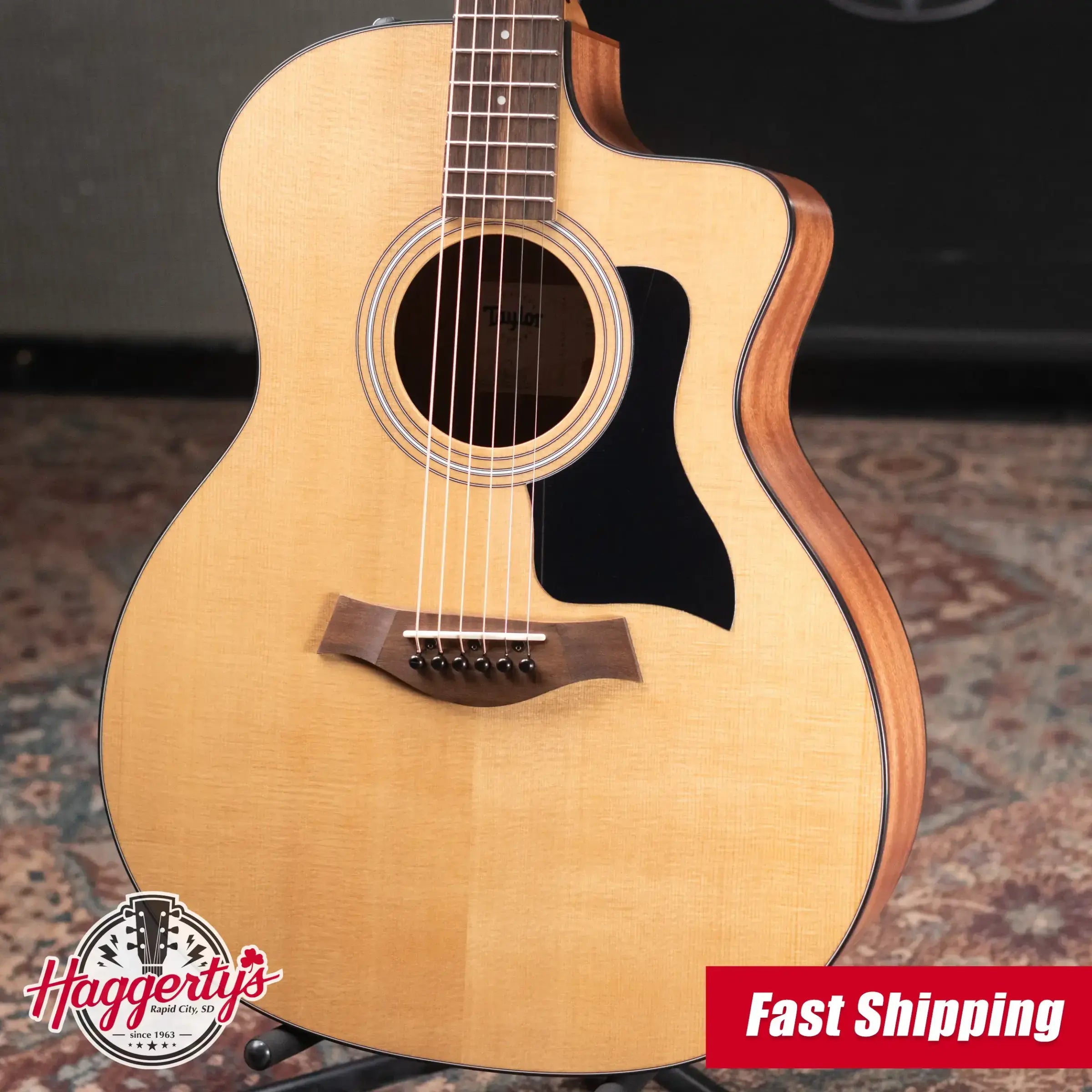 Taylor 114ce Grand Auditorium Acoustic-Electric Guitar with Structured Gig Bag