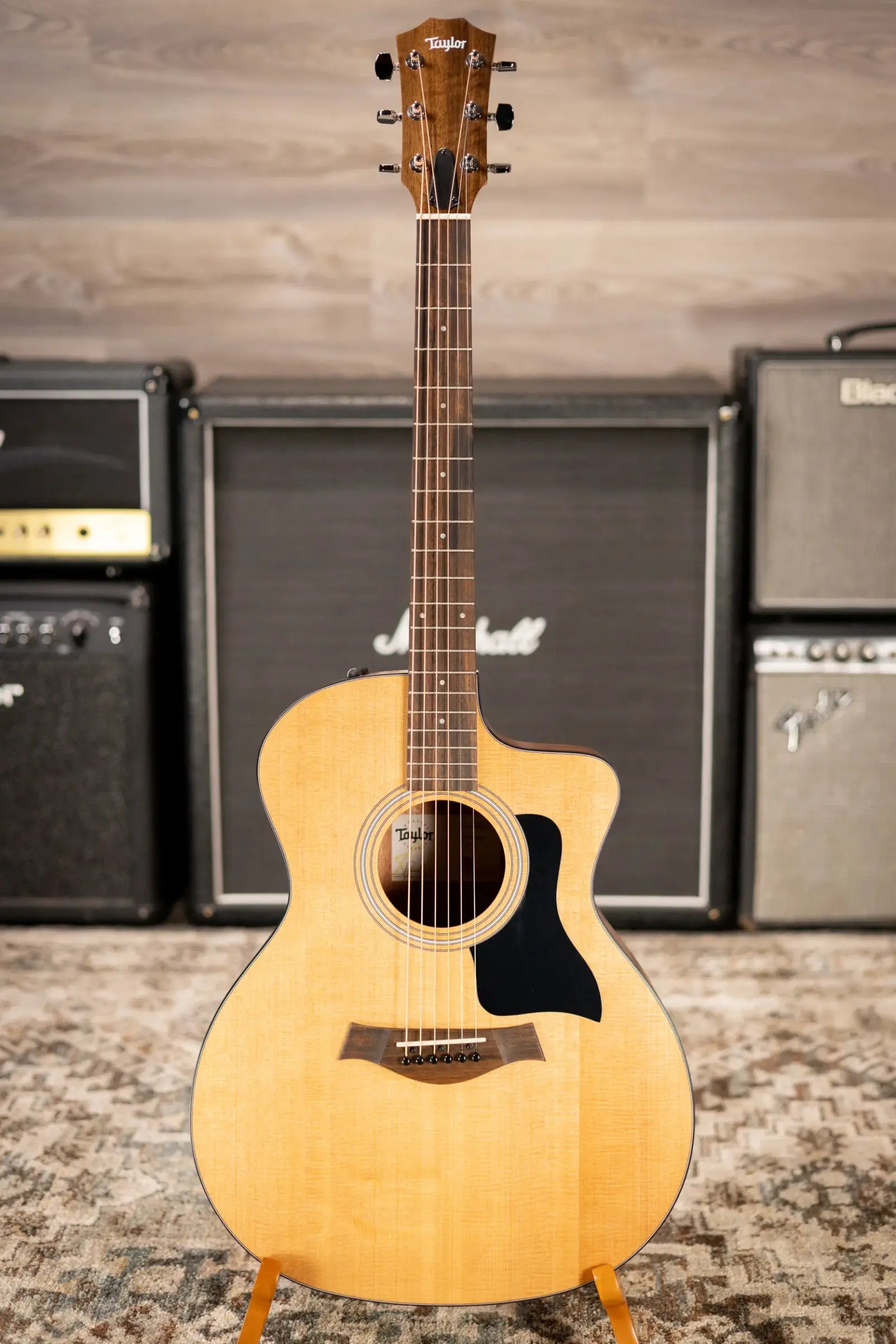 Taylor 114ce Grand Auditorium Acoustic-Electric Guitar with Structured Gig Bag