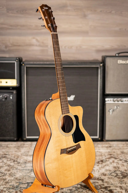 Taylor 114ce Grand Auditorium Acoustic-Electric Guitar with Structured Gig Bag