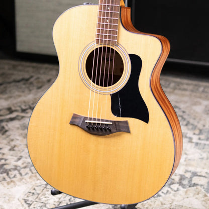 Taylor 114ce Grand Auditorium Acoustic/Electric Guitar with Structured Gig Bag - Floor Model