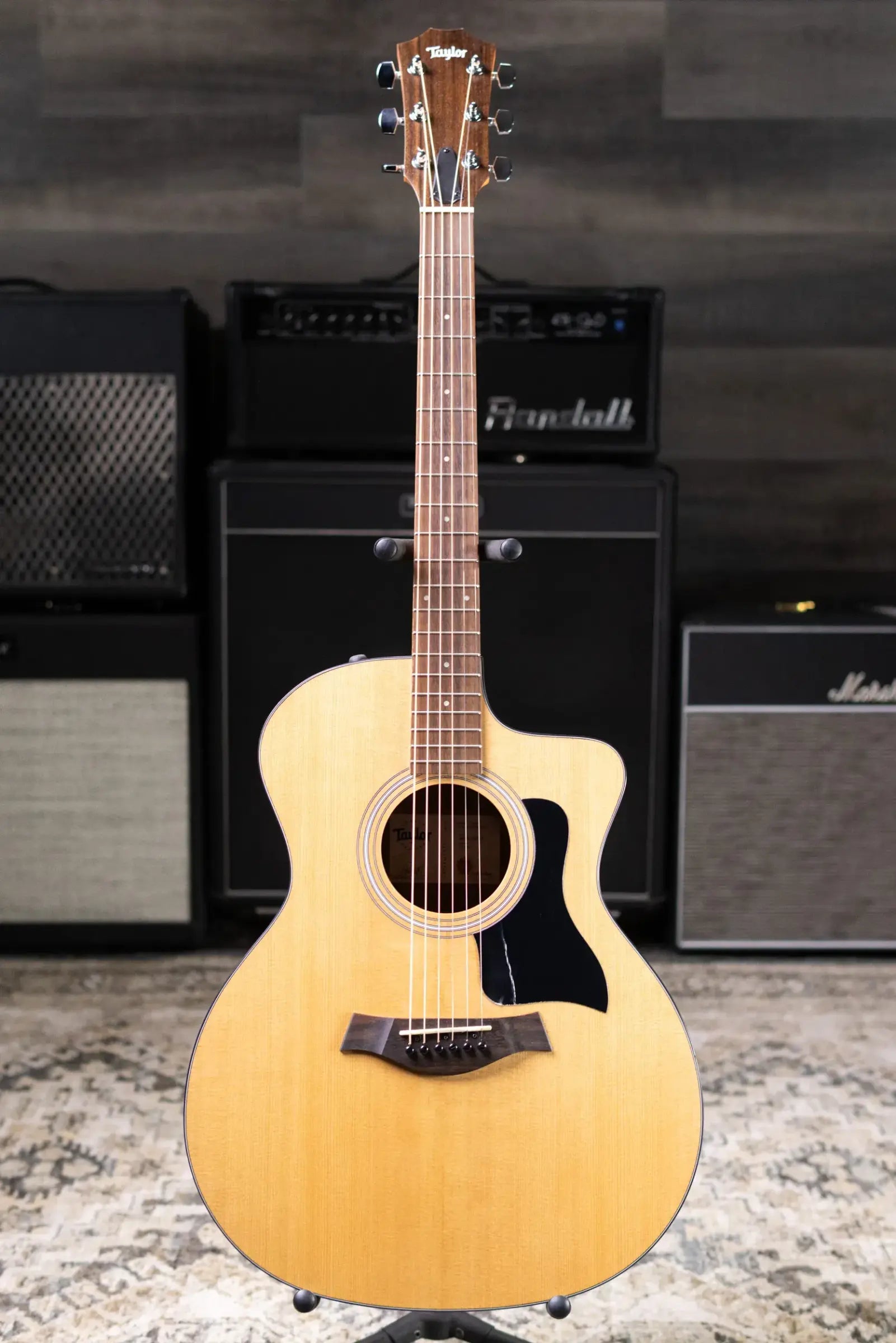 Taylor 114ce Grand Auditorium Acoustic/Electric Guitar with Structured Gig Bag - Floor Model