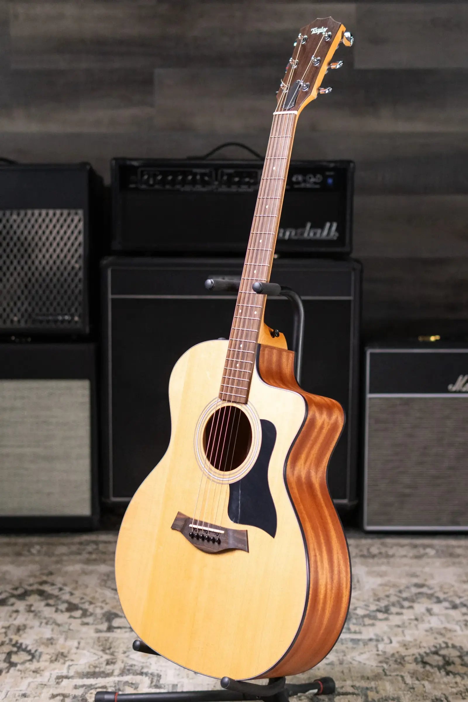 Taylor 114ce Grand Auditorium Acoustic/Electric Guitar with Structured Gig Bag - Floor Model