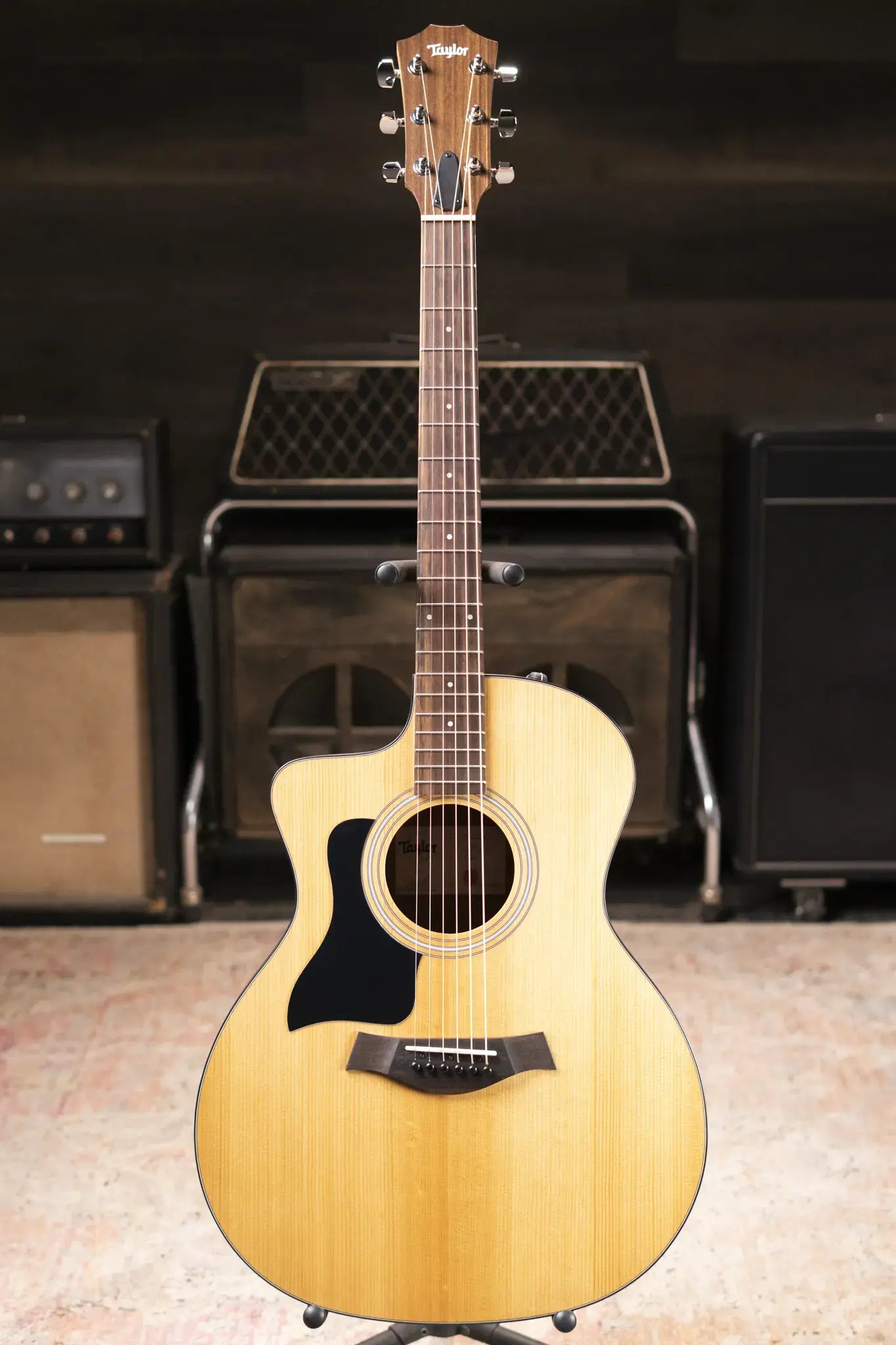 Taylor 114ce Left-Handed Grand Auditorium Acoustic/Electric Guitar with Gig Bag