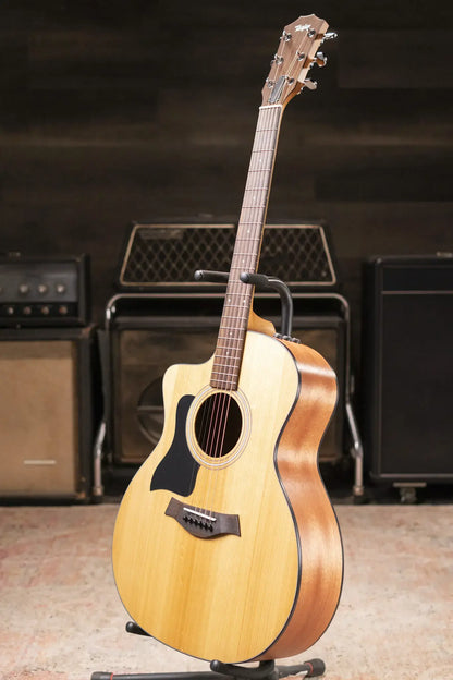 Taylor 114ce Left-Handed Grand Auditorium Acoustic/Electric Guitar with Gig Bag