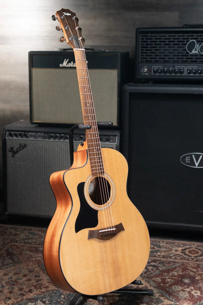 Taylor 114ce Left-Handed Grand Auditorium Acoustic/Electric Guitar with Gig Bag