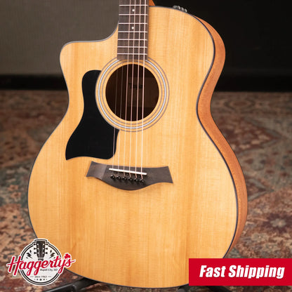 Taylor 114ce Left-hand Grand Auditorium Acoustic/Electric Guitar with Gig Bag