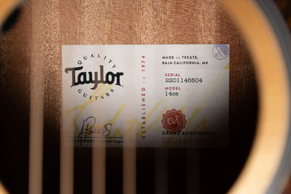Taylor 14ce Grand Auditorium Acoustic/Electric Guitar with Gig Bag