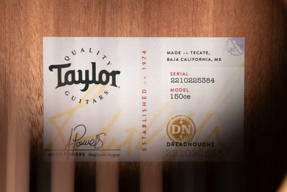 Taylor 150ce 12-String Dreadnought Acoustic/Electric Guitar with Gig Bag