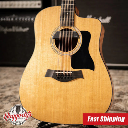 Taylor 150ce Bajo Quinto 12-String Acoustic/Electric Guitar - Sapele/Spruce with Gig Bag