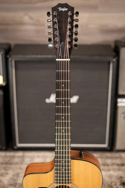 Taylor 150ce Left-Handed 12-String Dreadnought Acoustic/Electric Guitar - Natural with Gig Bag