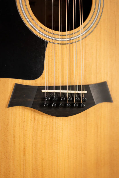 Taylor 150ce Left-Handed 12-String Dreadnought Acoustic/Electric Guitar - Natural with Gig Bag