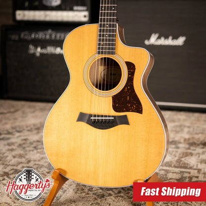 Taylor 212ce Grand Concert Acoustic/Electric Guitar with Gig Bag