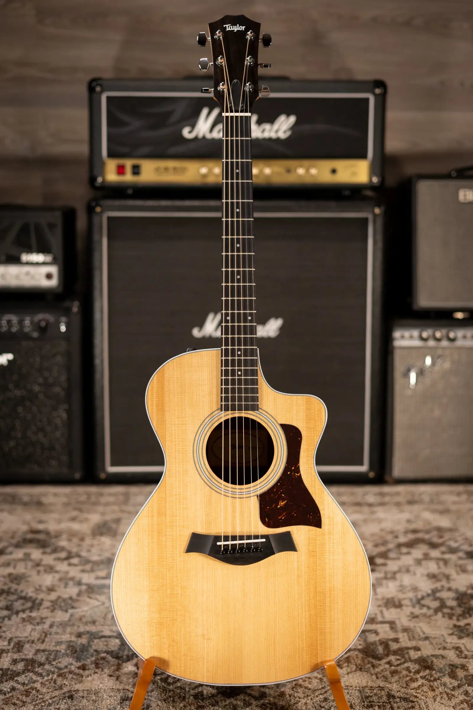 Taylor 212ce Grand Concert Acoustic/Electric Guitar with Gig Bag - Factory Demo