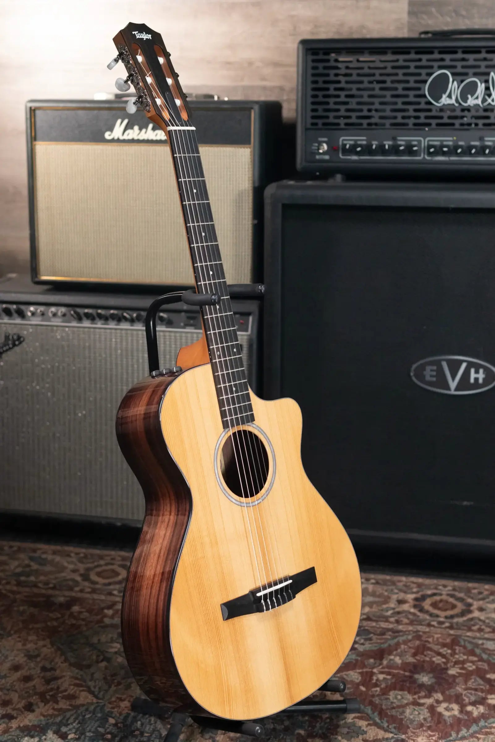 Taylor 212ce-N Plus Grand Concert Acoustic/Electric Guitar with Aerocase