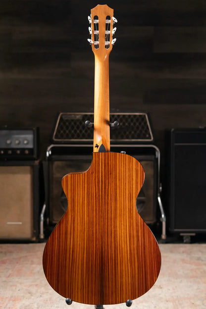 Taylor 212ce-N Plus Nylon Grand Concert Acoustic/Electric Guitar with Aerocase