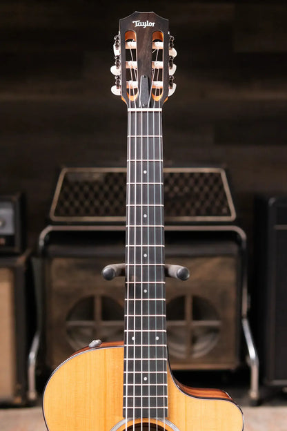 Taylor 212ce-N Plus Nylon Grand Concert Acoustic/Electric Guitar with Aerocase