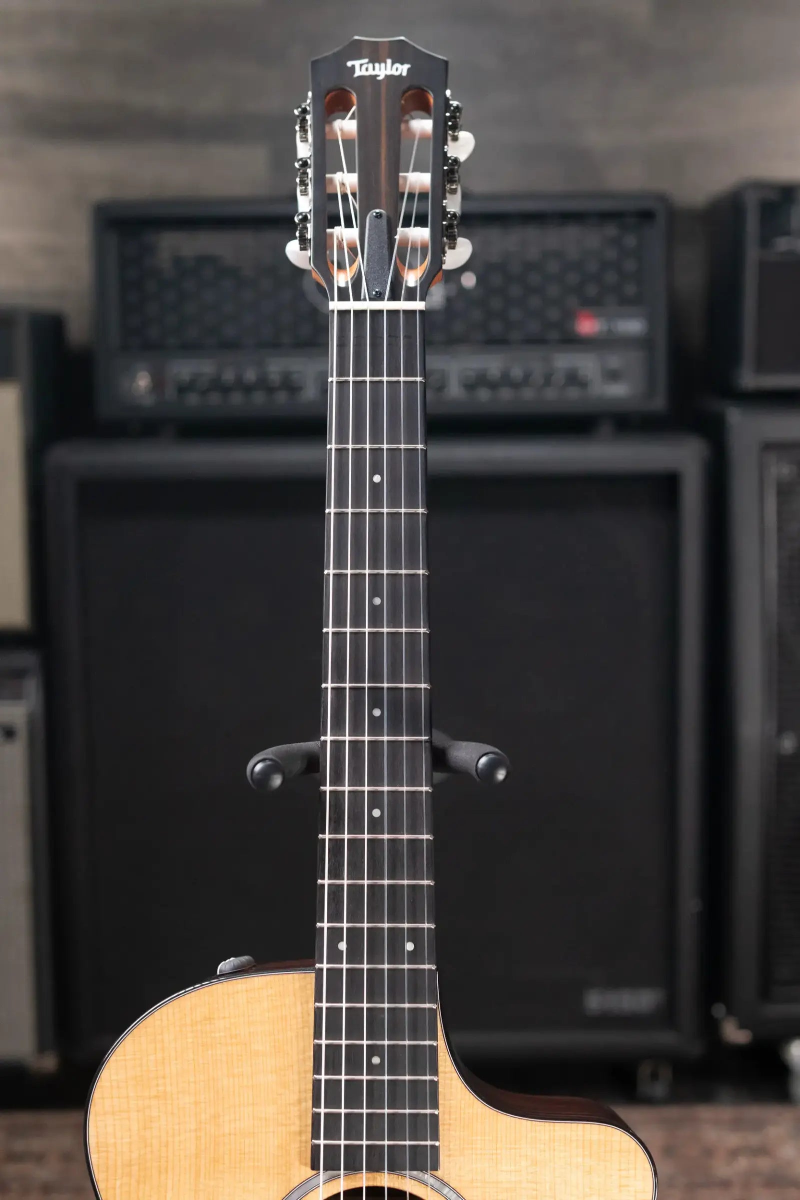 Taylor 212ce-N Plus Nylon Grand Concert Acoustic/Electric Guitar with Aerocase