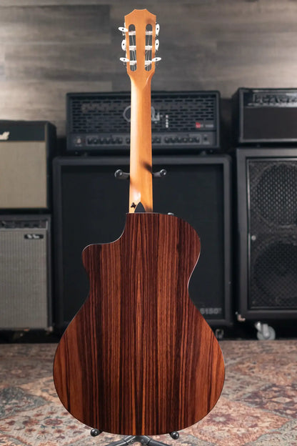 Taylor 212ce-N Plus Nylon Grand Concert Acoustic/Electric Guitar with Aerocase