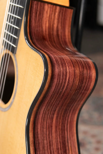 Taylor 212ce-N Plus Nylon Grand Concert Acoustic/Electric Guitar with Aerocase