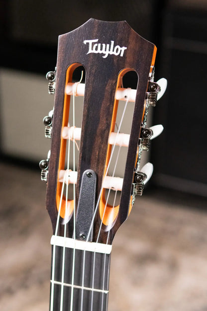 Taylor 212ce-N Plus Nylon Grand Concert Acoustic/Electric Guitar with Aerocase
