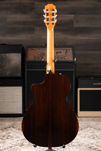 Taylor 212ce-N Plus Nylon Grand Concert Acoustic/Electric Guitar with Aerocase