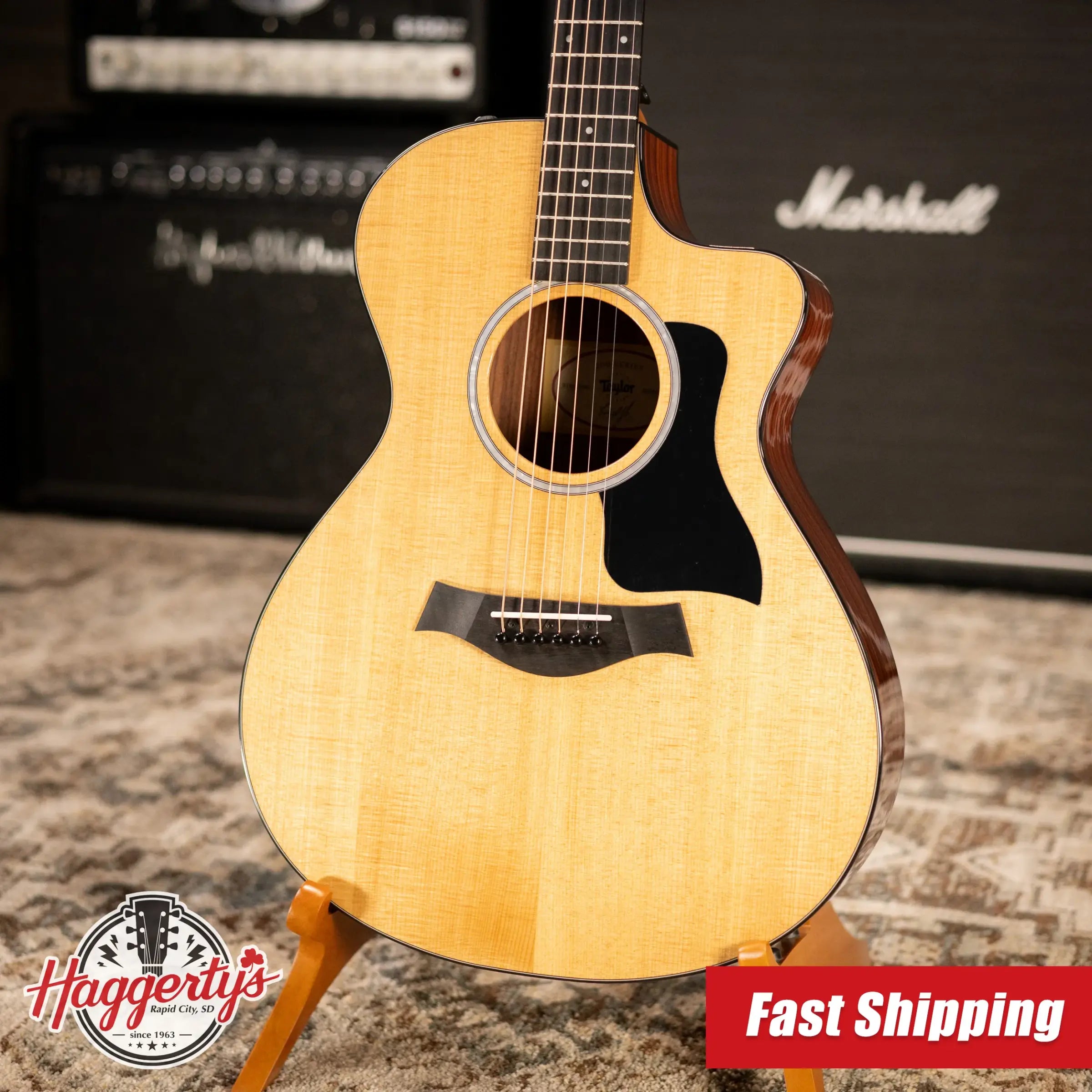 Taylor 212ce Plus Grand Concert Acoustic/Electric Guitar with Aerocase