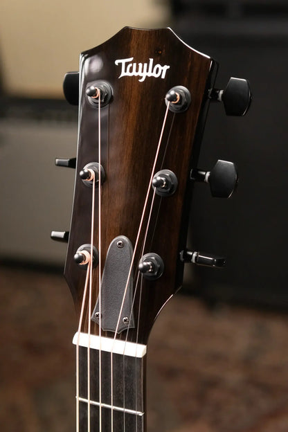 Taylor 214ce-BLK Plus Grand Auditorium Acoustic/Electric Guitar - Black with Aerocase - Factory Demo