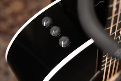 Taylor 214ce-BLK Plus Grand Auditorium Acoustic/Electric Guitar - Black with Aerocase - Factory Demo