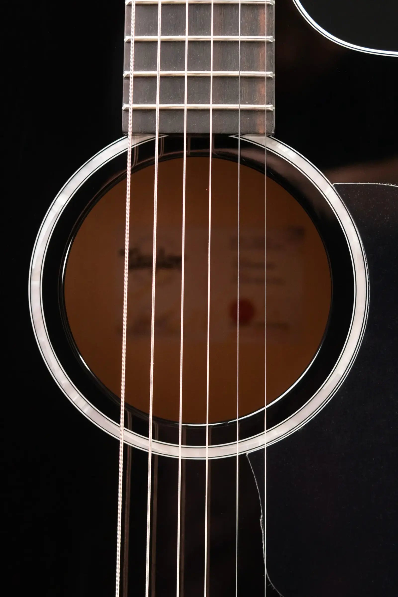 Taylor 214ce-BLK Plus Grand Auditorium Acoustic/Electric Guitar - Black with Aerocase - Factory Demo