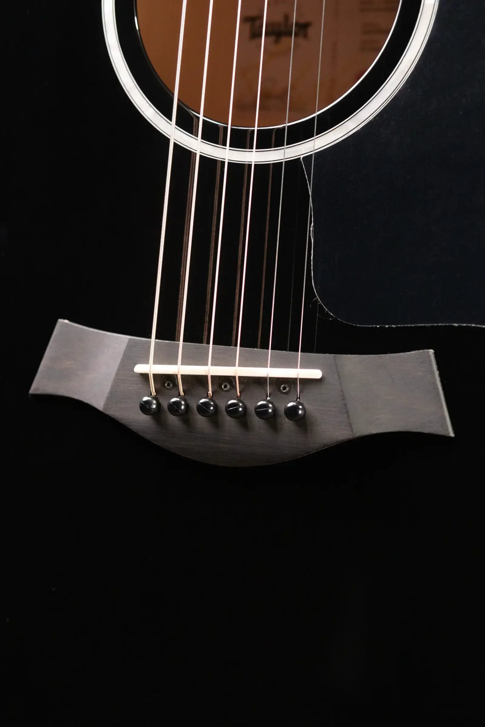 Taylor 214ce-BLK Plus Grand Auditorium Acoustic/Electric Guitar - Black with Aerocase - Factory Demo