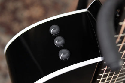 Taylor 214ce-BLK Plus Grand Auditorium Acoustic/Electric Guitar - Black with Aerocase - Factory Demo