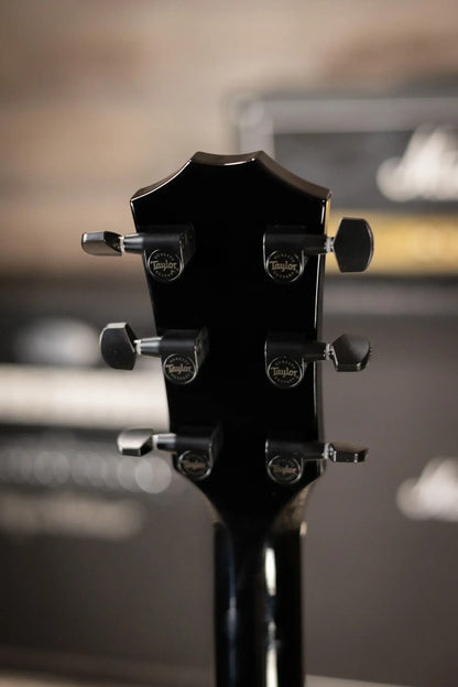 Taylor 214ce-BLK Plus Grand Auditorium Acoustic/Electric Guitar - Black with Hardshell Case