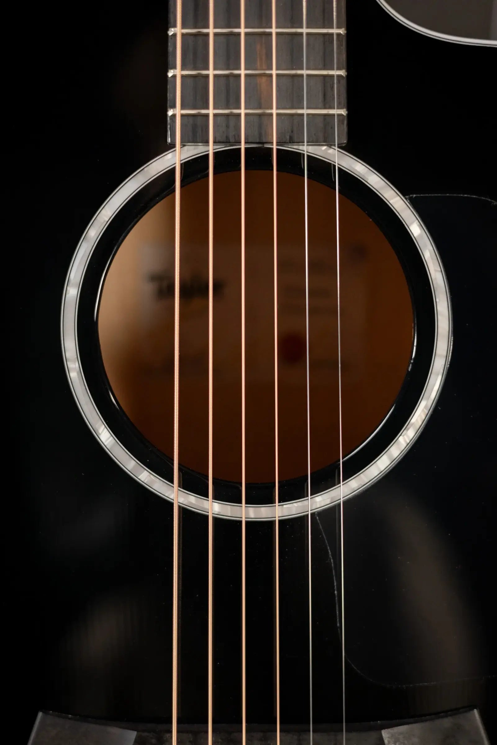 Taylor 214ce-BLK Plus Grand Auditorium Acoustic/Electric Guitar - Black with Hardshell Case