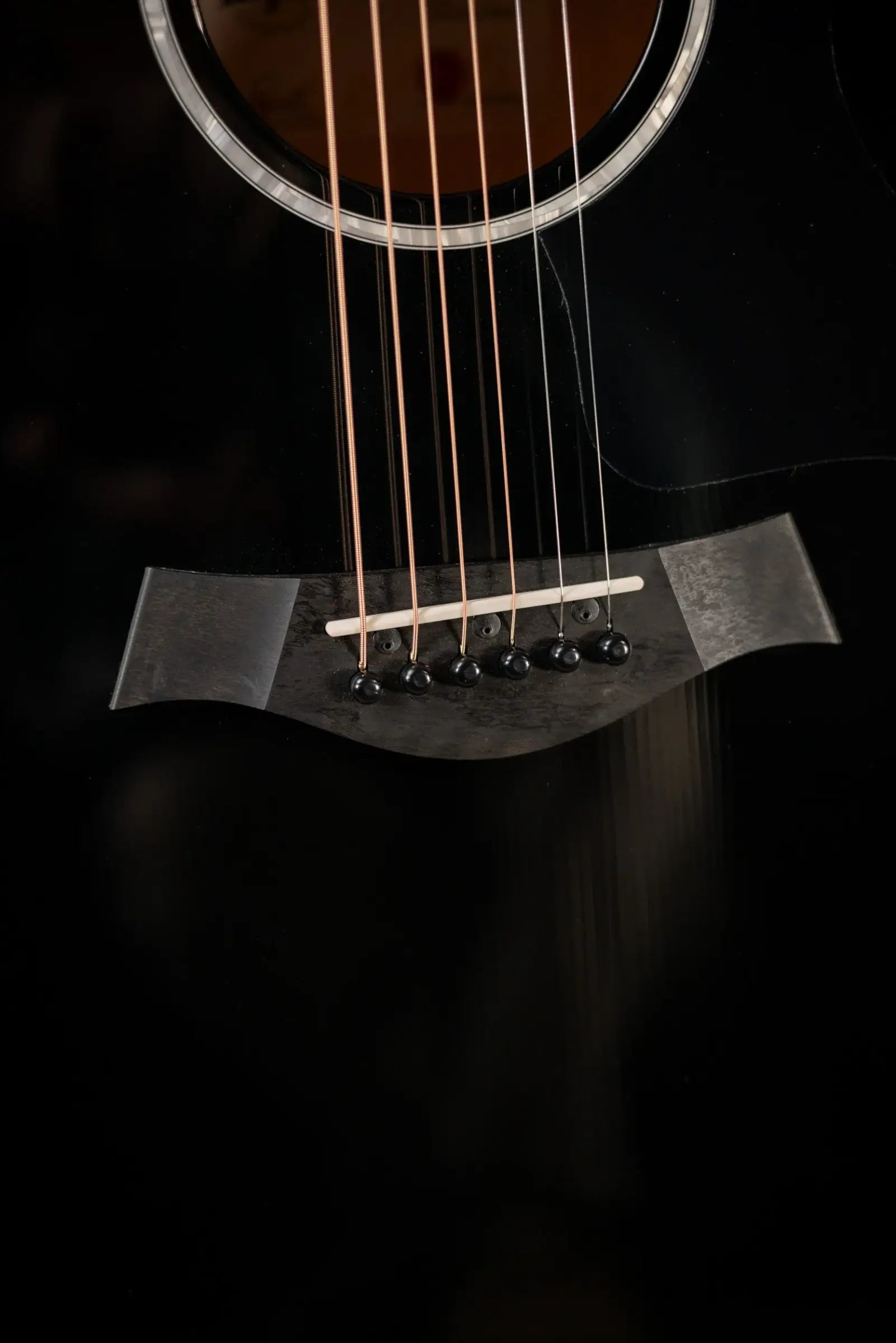 Taylor 214ce-BLK Plus Grand Auditorium Acoustic/Electric Guitar - Black with Hardshell Case