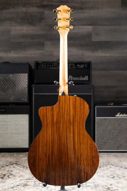 Taylor 214ce DLX Sunset Blvd Grand Auditorium Acoustic/Electric Guitar - Sepia Burst with Hardshell Case