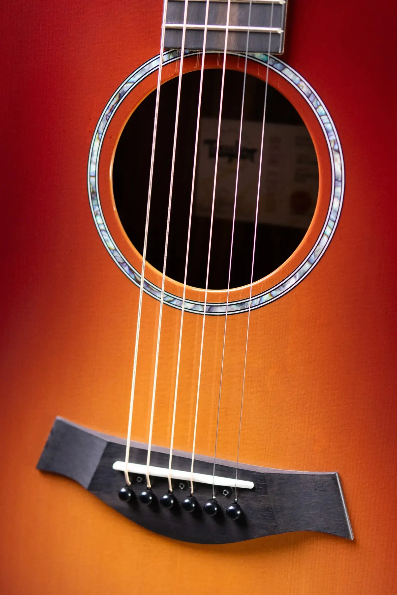 Taylor 214ce DLX Sunset Blvd Grand Auditorium Acoustic/Electric Guitar - Sepia Burst with Hardshell Case