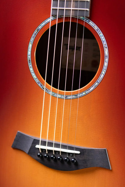 Taylor 214ce DLX Sunset Blvd Grand Auditorium Acoustic/Electric Guitar - Sepia Burst with Hardshell Case