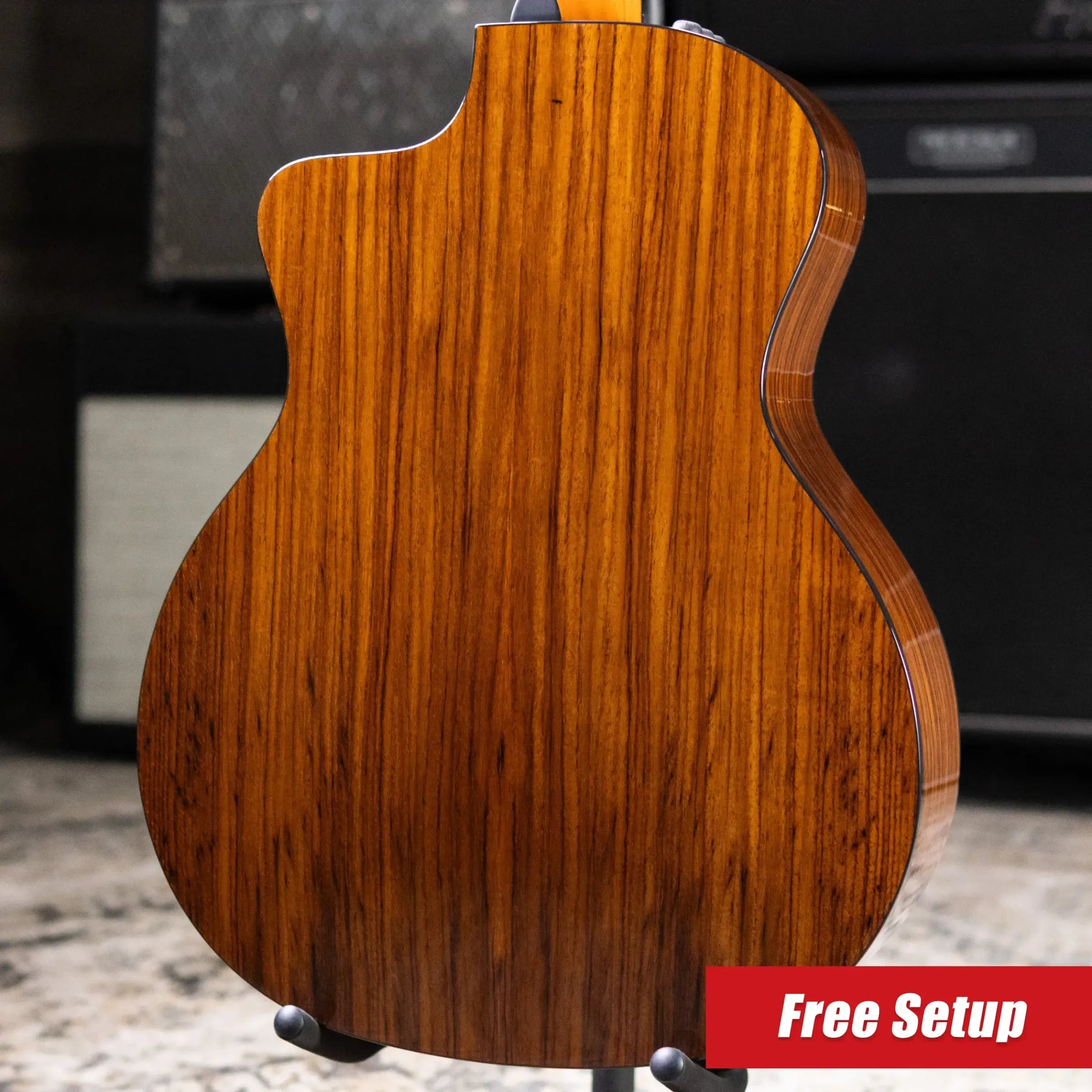 Taylor 214ce DLX Sunset Blvd Grand Auditorium Acoustic/Electric Guitar - Sepia Burst with Hardshell Case