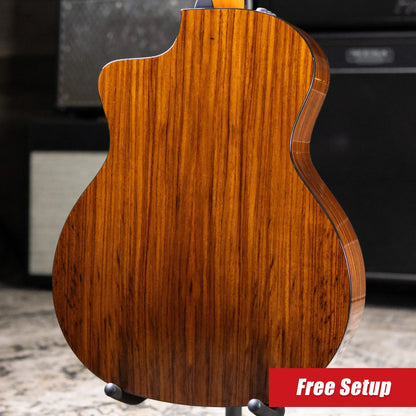 Taylor 214ce DLX Sunset Blvd Grand Auditorium Acoustic/Electric Guitar - Sepia Burst with Hardshell Case