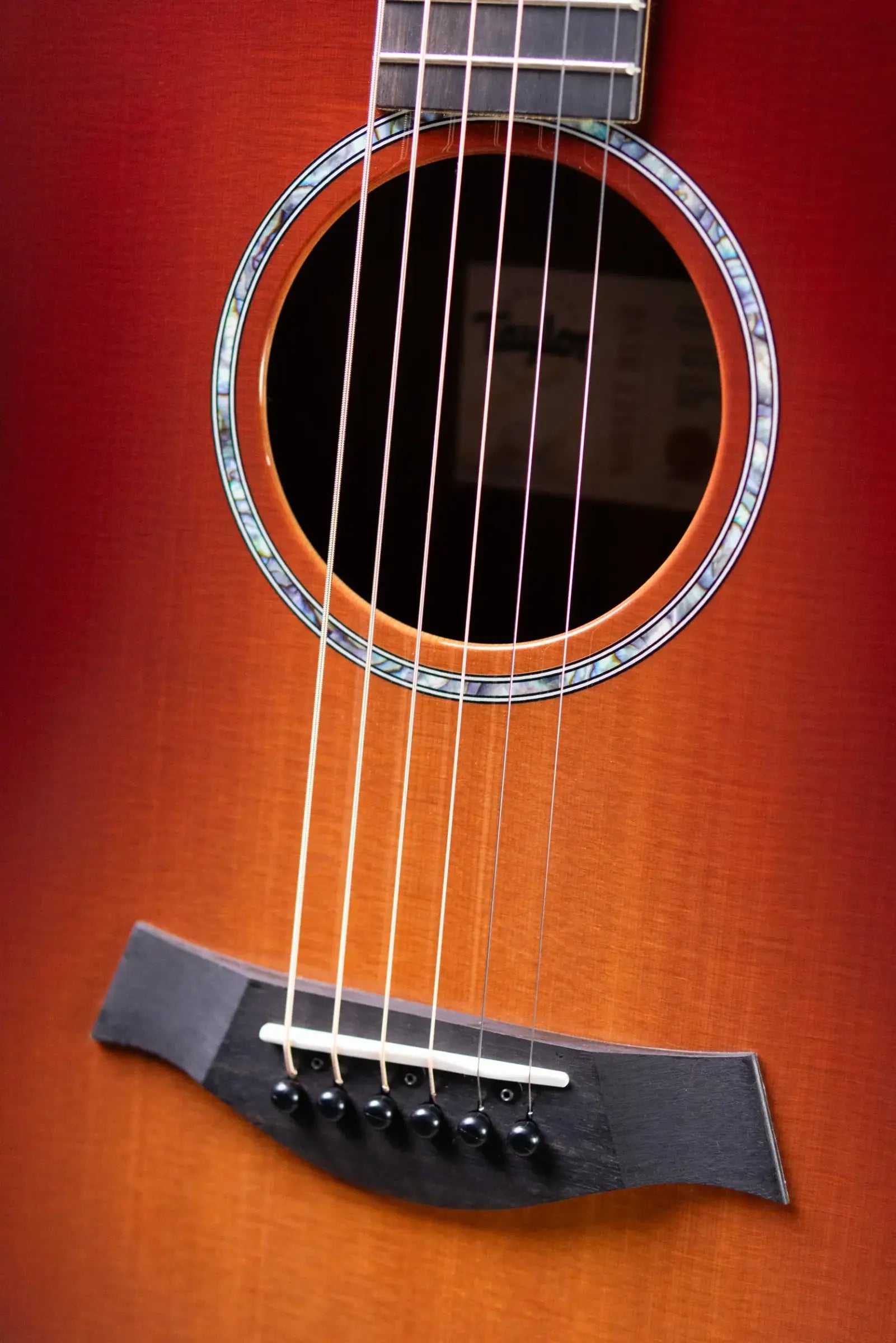 Taylor 214ce DLX Sunset Blvd Grand Auditorium Acoustic/Electric Guitar - Sepia Burst with Hardshell Case