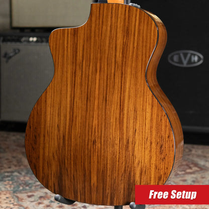 Taylor 214ce DLX Sunset Blvd Grand Auditorium Acoustic/Electric Guitar - Silverburst with Hardshell Case