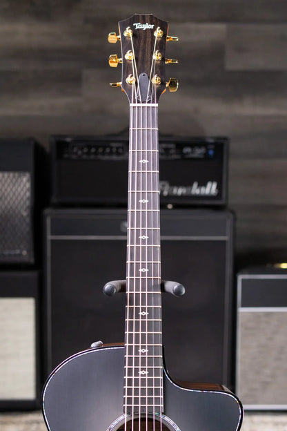 Taylor 214ce DLX Sunset Blvd Grand Auditorium Acoustic/Electric Guitar - Silverburst with Hardshell Case