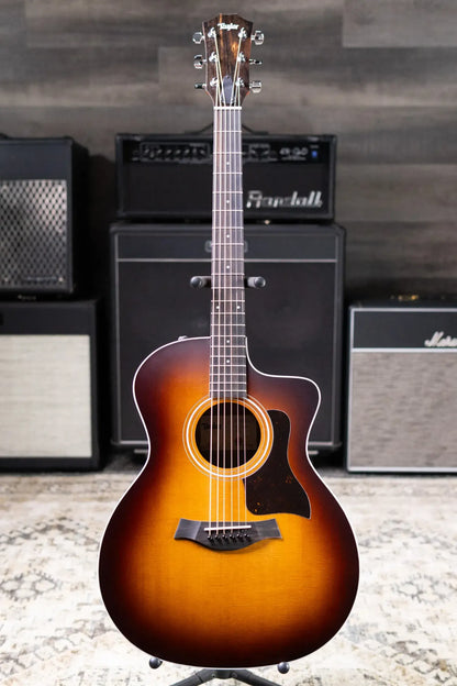 Taylor 214ce Grand Auditorium Acoustic/Electric Guitar - Shaded Edge Burst with Gig Bag